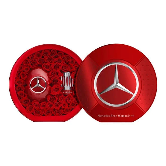 Mercedes Benz Woman In Red